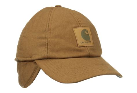 Carhartt A199 Workflex Ear Flap Cap Carhartt Brown Large Xl