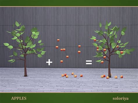 The Sims Resource Apples Apple Tree