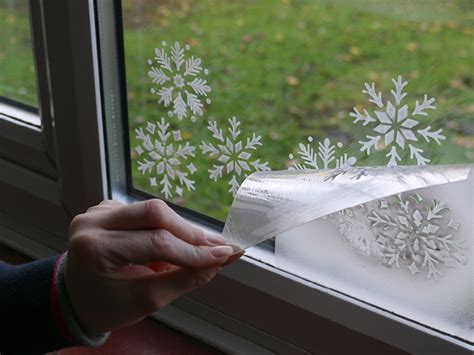How To Create Snowflake Window Decals Rustoleum Spray Paint