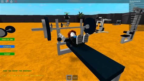 Play In Roblox Muscle Simulator Youtube