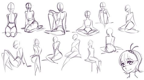 Sitting Poses By Rika Dono On Deviantart