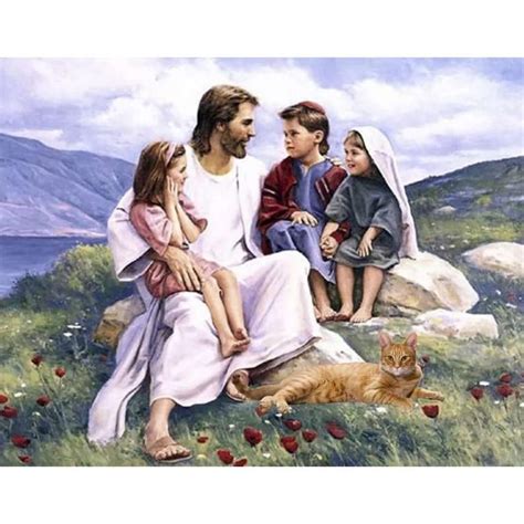 Pin On Jesus Mit Kindern