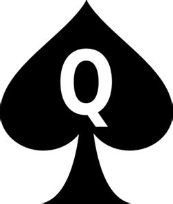 Every day will be submitted one card (it's seventh from 16). Black Queen Of Spades Clip Art at Clker.com - vector clip ...