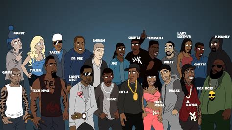 Rappers Cartoon Wallpapers Top Free Rappers Cartoon Backgrounds