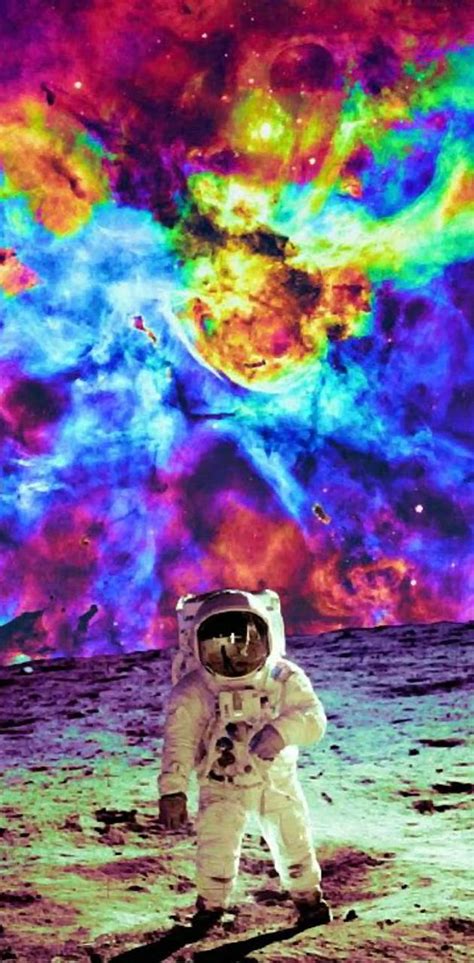Trippy Space By Michael12483 Trippy Astronaut Hd Phone Wallpaper Pxfuel