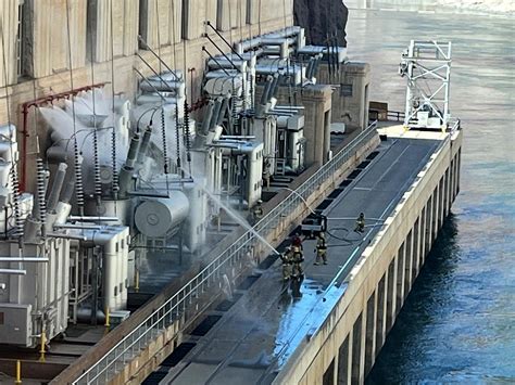 Hoover Dam Transformer Explodes