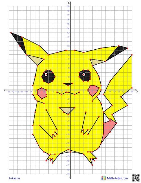 Pin By ติ๊ก On Picachu Coordinate Graphing Pictures Coordinate Plane
