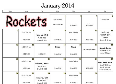 Nhs Swimming And Diving 2014 15 Boys Swimming And Diving Practice Schedule