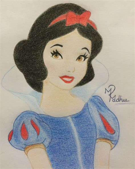 Snow White Princess Sketches Drawings Art Drawings