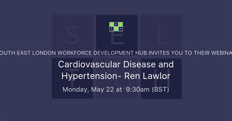 Cardiovascular Disease And Hypertension Ren Lawlor South East London