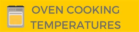 Oven Cooking Temperatures Infographic Maggies Oven Services