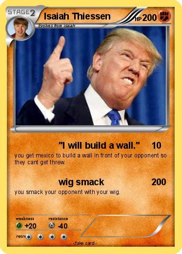 pokémon isaiah thiessen 1 1 i will build a wall my pokemon card