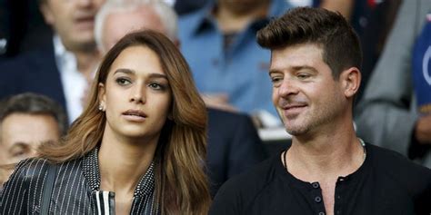 Robin Thickes Girlfriend April Love Geary Hits Back At Breastfeeding