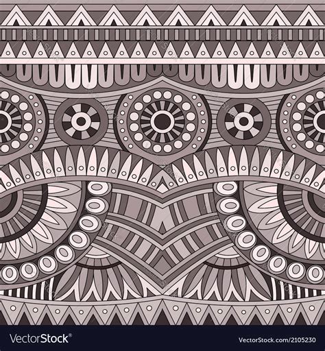 Abstract Tribal Ethnic Seamless Pattern Royalty Free Vector