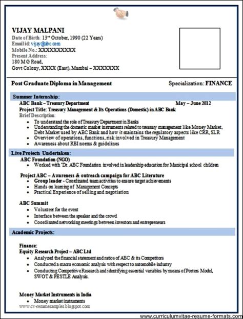 Online resume builder makes it fast & easy to create a resume that will get you noticed! Professional Resume Format For Freshers Doc | Free Samples , Examples & Format Resume ...