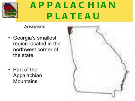 Appalachian Plateau Region Of Georgia Population