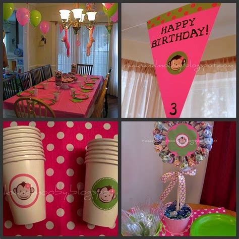 Cheap Diy Party Decorations Genius Monkey Theme Birthday Third