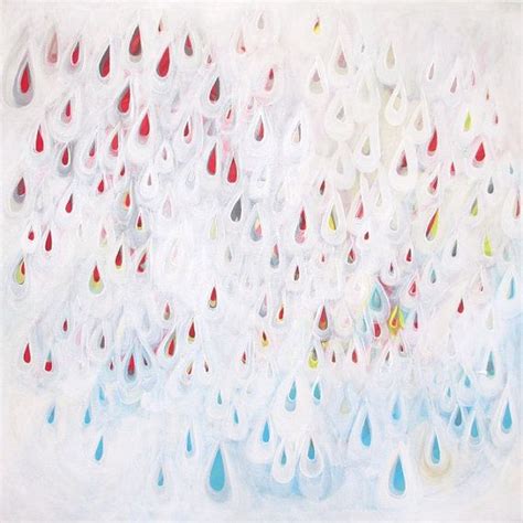 Rain Painting Original Acrylic Painting Raindrop Painting Etsy Rain