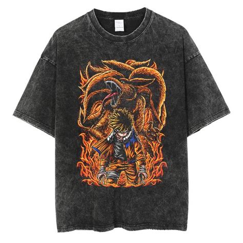 Kyuubi And Naruto T Shirt Japan Nakama