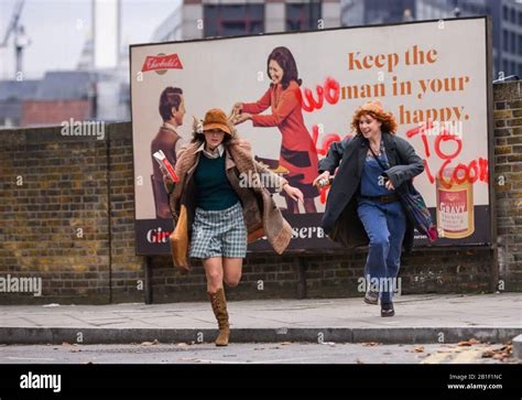 Misbehaviour 2020 20th Century Fox Film With Keira Knightley At Left And Jessie Buckley Stock