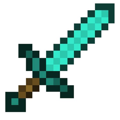 Image Minecraft Transparent Backgroundminecraft Diamond Sword No
