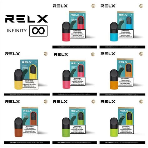 Relx Infinity Pods Pod X 2 Or Pod X1multiple Flavours Vape Hk