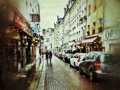 Street Paris Cafe Streets France Rain Wallpapersafari