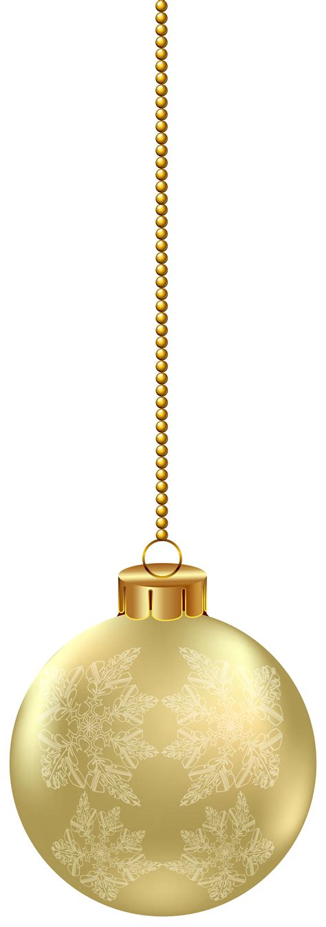 Hanging Christmas Ornament Clipart