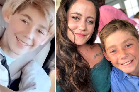 teen mom jenelle evans fans shocked at how grown her son jace 12 looks in new photos the