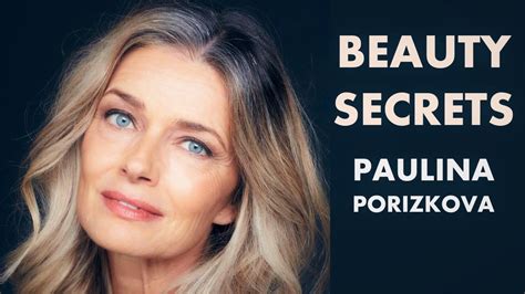 Former Supermodel Paulina Porizkova Shares Her Beauty Secrets Youtube