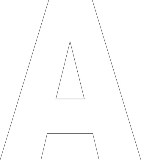 Large Alphabet Templates Printable Free Printable Templates
