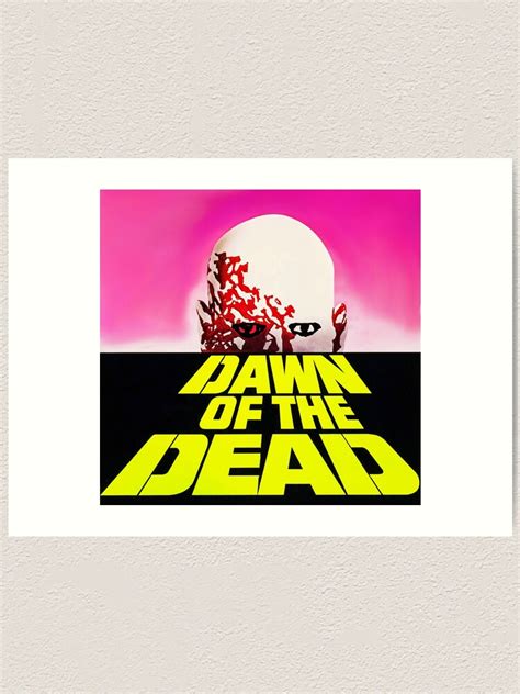 Dawn Of The Dead 1978 Horror Movie Art Print For Sale By