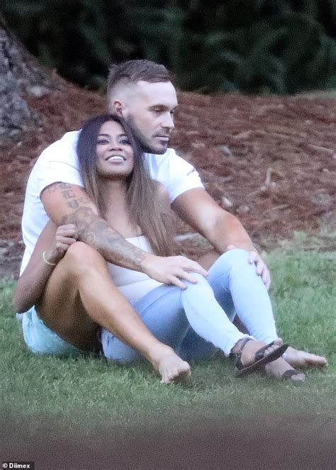 Cyrell Paule And Eden Dally Are Seen Canoodling In A Public Park