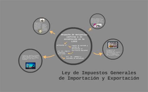 Ley De Impuestos Generales De Importaci N Y Exportaci N By Yaneri