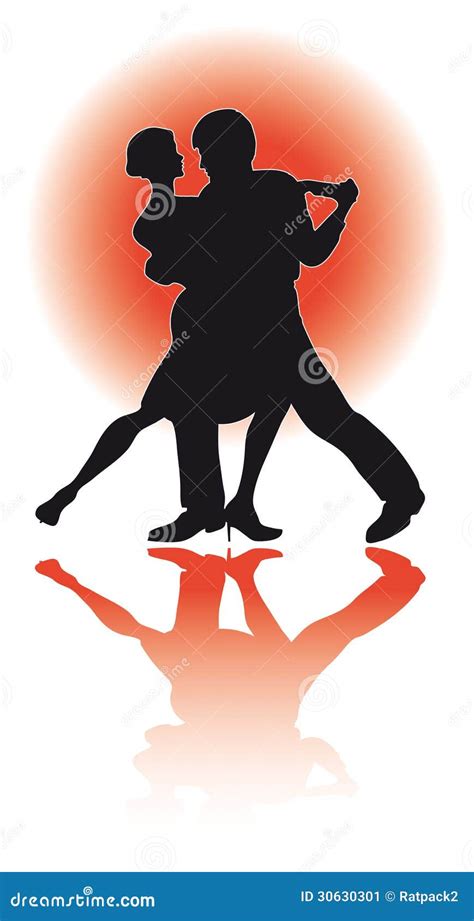 Tango De Danse De Couplesenv Illustration De Vecteur Illustration Du