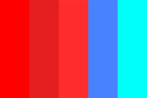 Red V Blue Color Palette