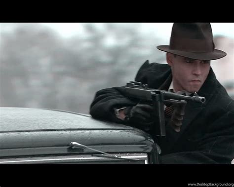 Johnny Depp As John Dillinger In Public Enemies Backgrounds Hd