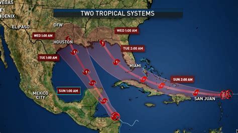 2 Tropical Storms Expected To Form At Each End Of Caribbean Nbc New York