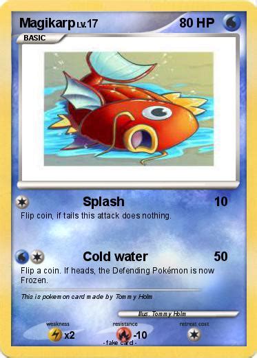 Pokémon Magikarp 1121 1121 Splash My Pokemon Card
