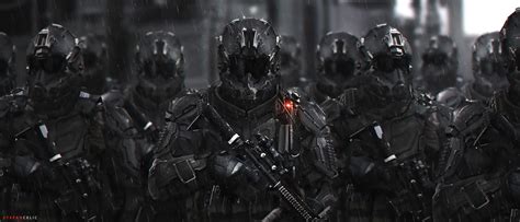 Futuristic Soldier Wallpaper