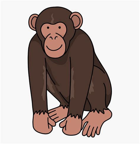 Chimpanzee Monkey Clipart Chimpanzee Clipart Png Transparent Png