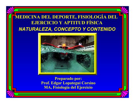 Fisiologia Del Deporte Preparado Por Prof Edgar Lopategui Corsino
