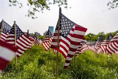 See The 37000 Flags Fly On Boston Common For Memorial Day Wbur News