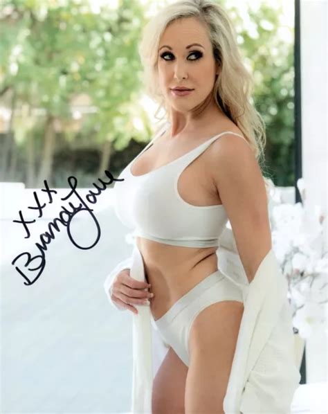 BRANDI LOVE SUPER Sexy Hot Signed 8x10 Photo Porn Star Adult Model COA