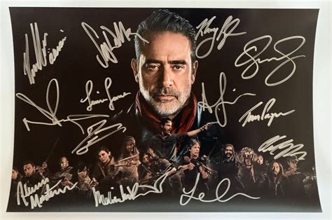 The Walking Dead Cast Signed Autograph Photo Andrew Lincoln