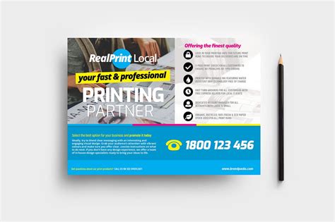 Print Shop Flyer Template Psd Ai And Vector Brandpacks