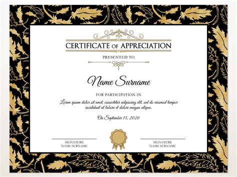 Outrageous Free Editable Certificate Of Appreciation Template Colorful