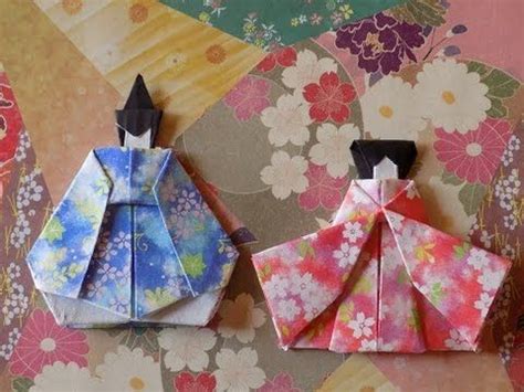 From 折り (おり, ori, folding) +‎ 紙 (かみ, kami, paper). 折り紙 カッコイイお雛様の折り方 ちょっと難しいかも？(前編 ...