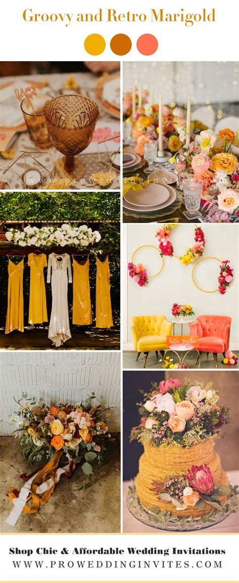 Top 15 Fall Wedding Color Combos And Trends For 2021 Yellow Wedding