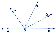 In Given Figure Op And Oq Bisects Angle Boc And Angle Aoc Respectively